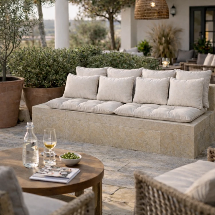 Coussin extérieur déhoussable haute résistance FERRET