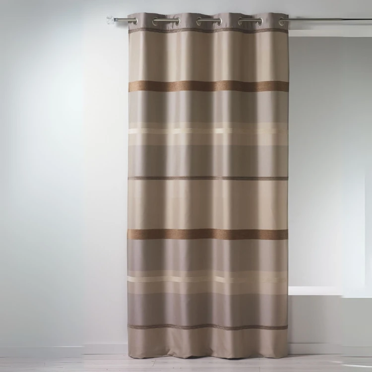 Cortina Bouchara en jacquard rayas horizontales