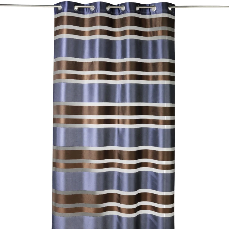 Voilage en Organza rayures horizontales