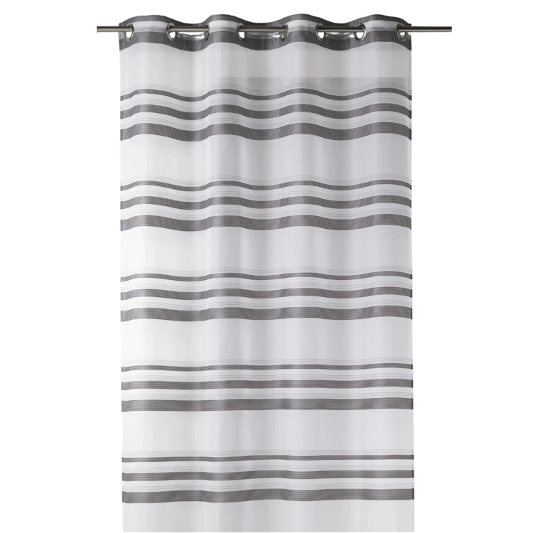 Voilage coloré rayures horizontales