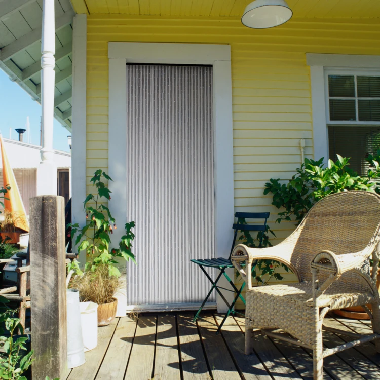 Rideau de porte en bambou avec bâtonnets naturels