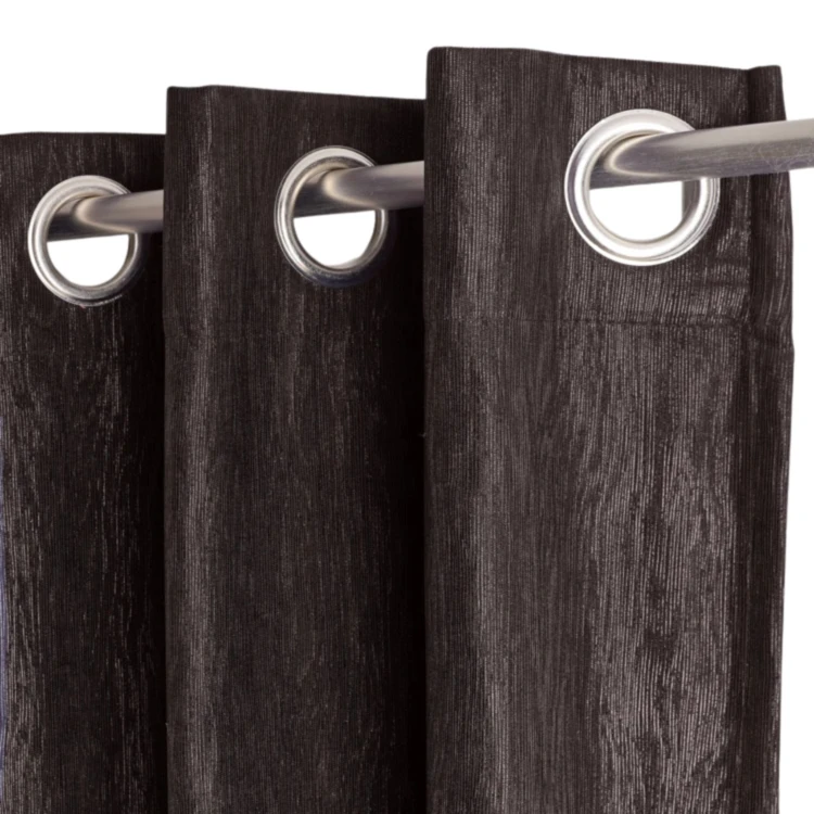 Double Rideau ameublement faux uni