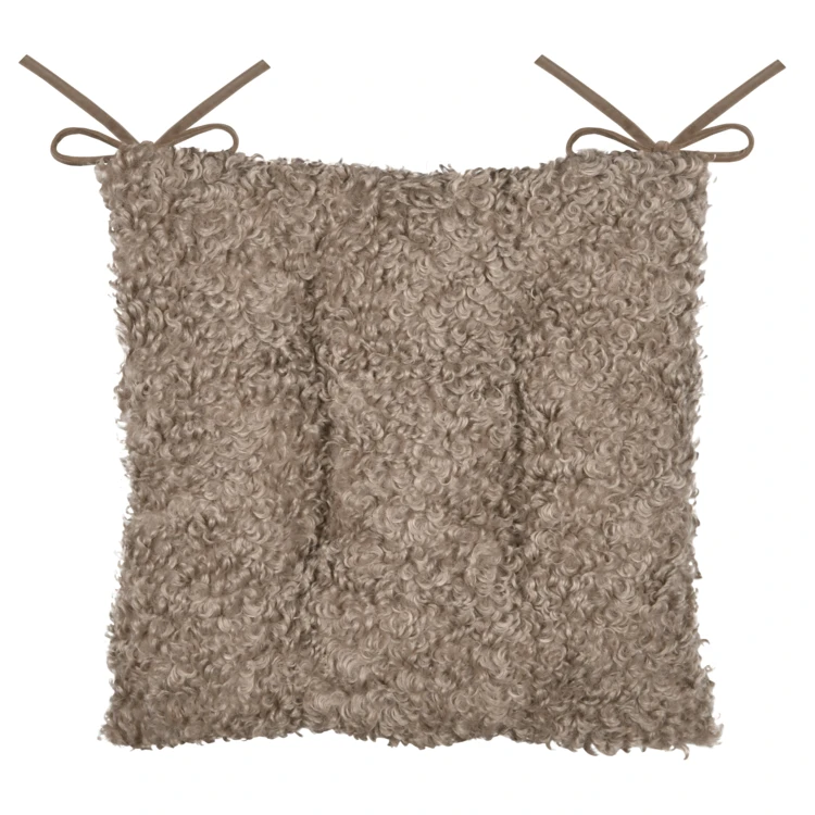 Galette de chaise effet bouclette