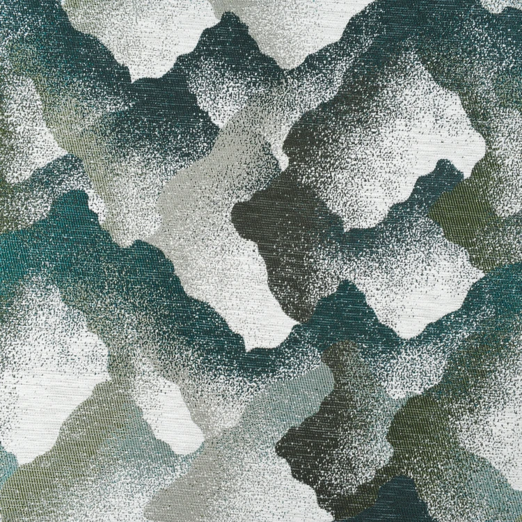 Rideau jacquard à oeillets motif minéral