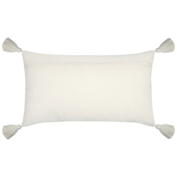 Coussin beige  rectangulaire avec relief