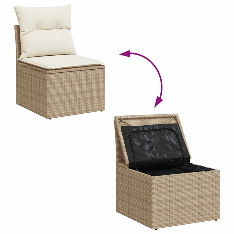 Fauteuil de jardin modulaire avec rangement