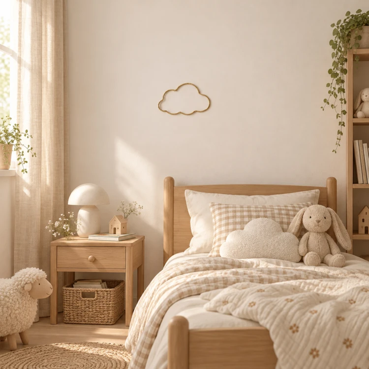 Déco murale nuage fil laiton torsadé