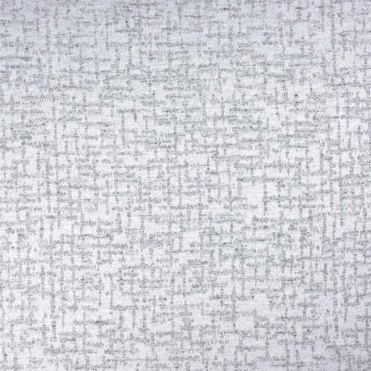 Rideau jacquard à oeillets effet tweed