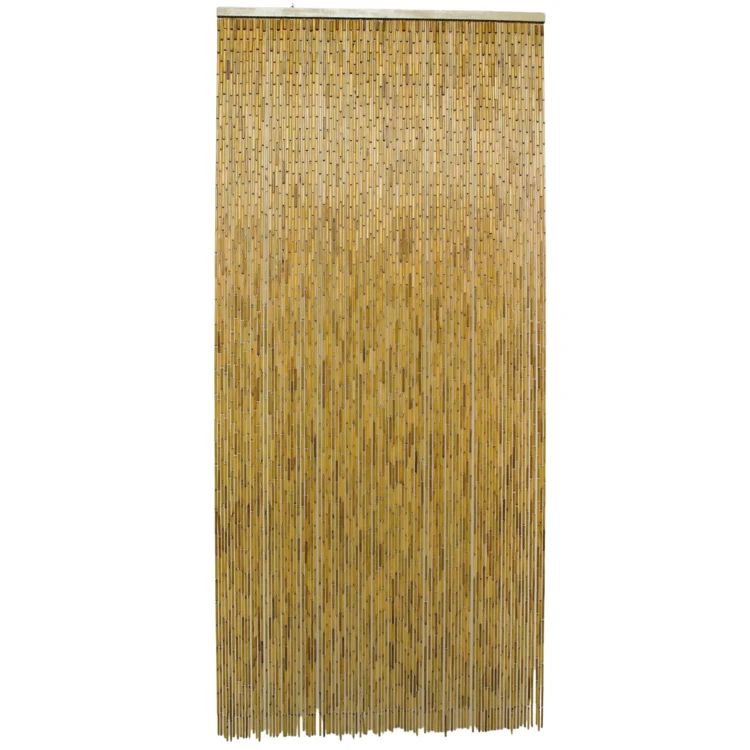 Rideau en bâtonnet de bambou vernis