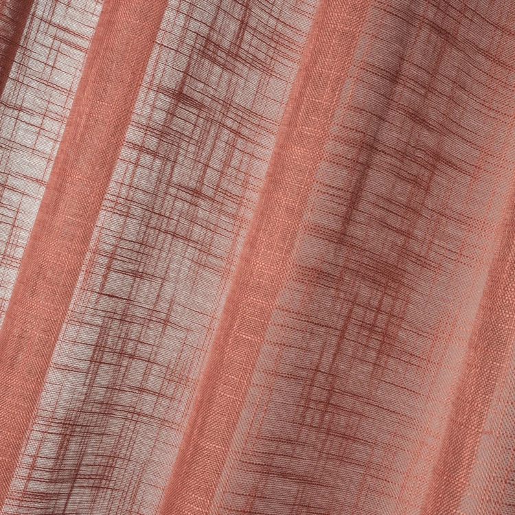 Voilage uni à œillets effet lin