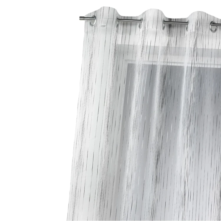 Voilage en organza multicolore tissé