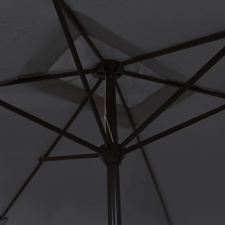 Parasol d'extérieur rectangulaire inclinable