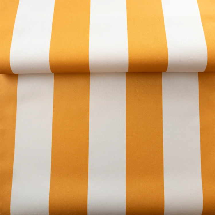 Toile outdoor enduite à rayures