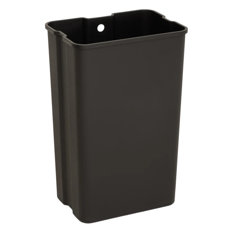 Poubelle à pédale slim en métal avec filtre anti-odeurs 50 L