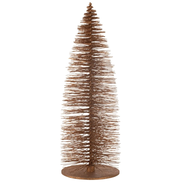 Sapin de Noël décoratif pailleté en bois