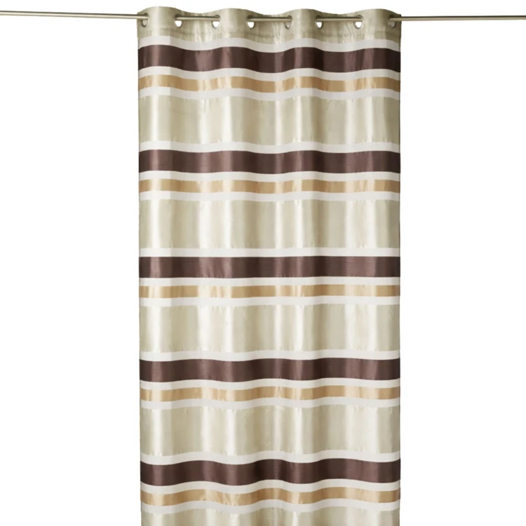Voilage en Organza rayures horizontales