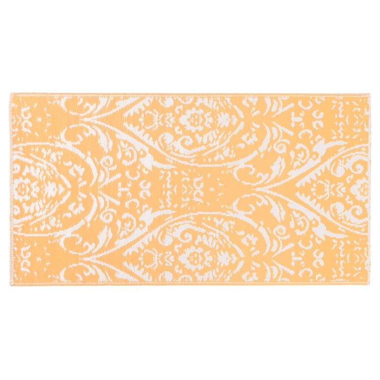 Tapis d’extérieur motif ornemental tissé