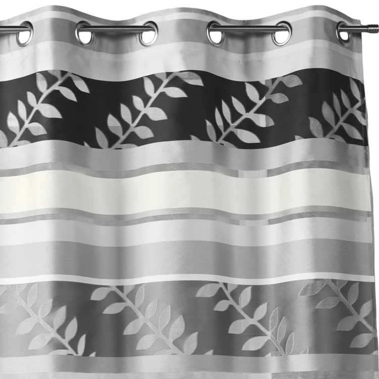 Voile de organza gris plateado