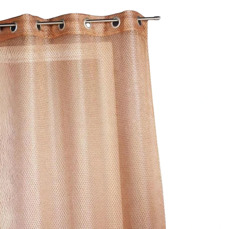 Voilage en organza fantaisie effet "résille"