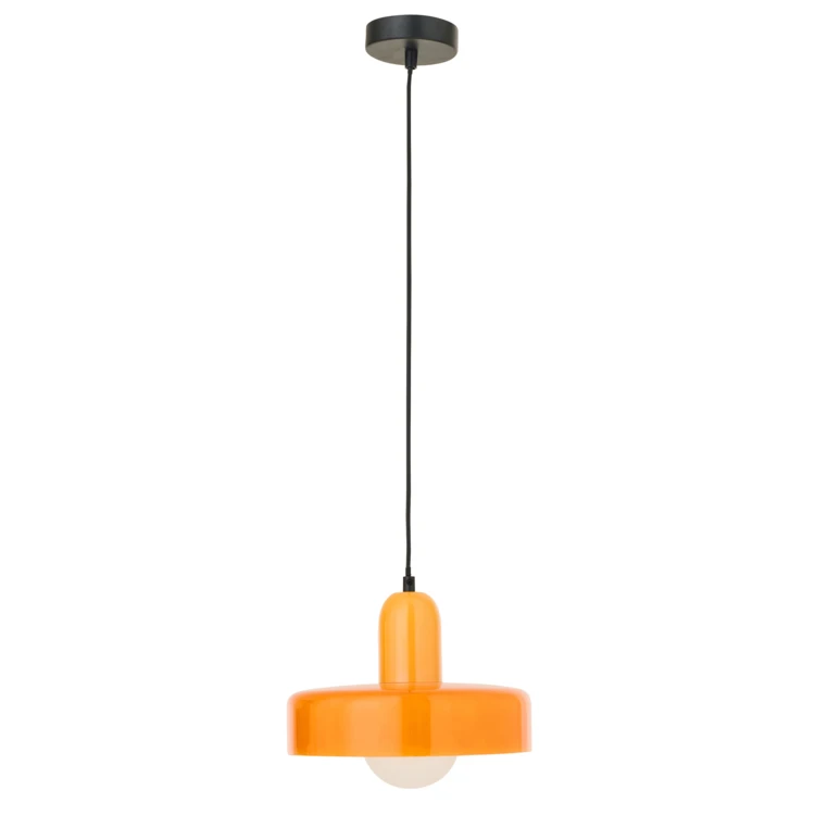 Retro glazen hanglamp