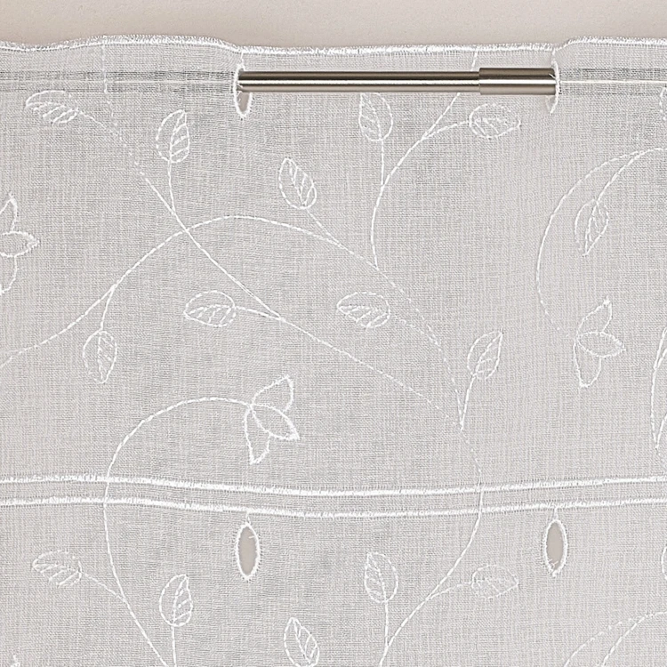 Modulável bordado com folhas e flores