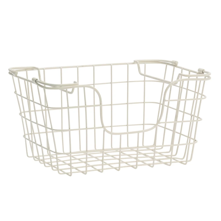 Cesta apilable de alambre para guardar cosas