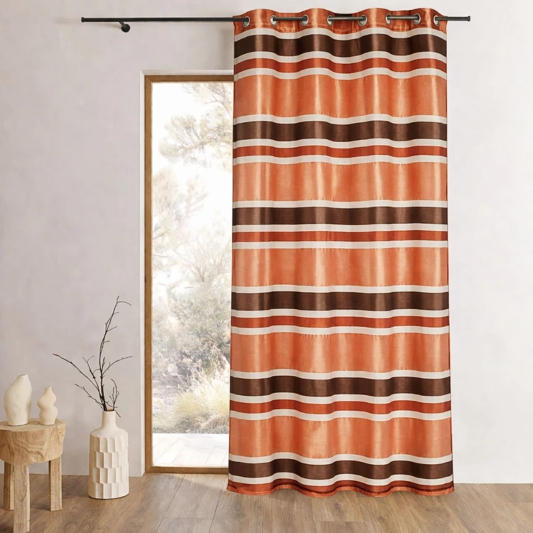 Voilage en Organza rayures horizontales