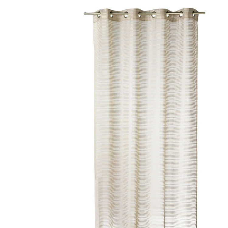 Voilage fantaisie à rayures horizontales "Joyeux"