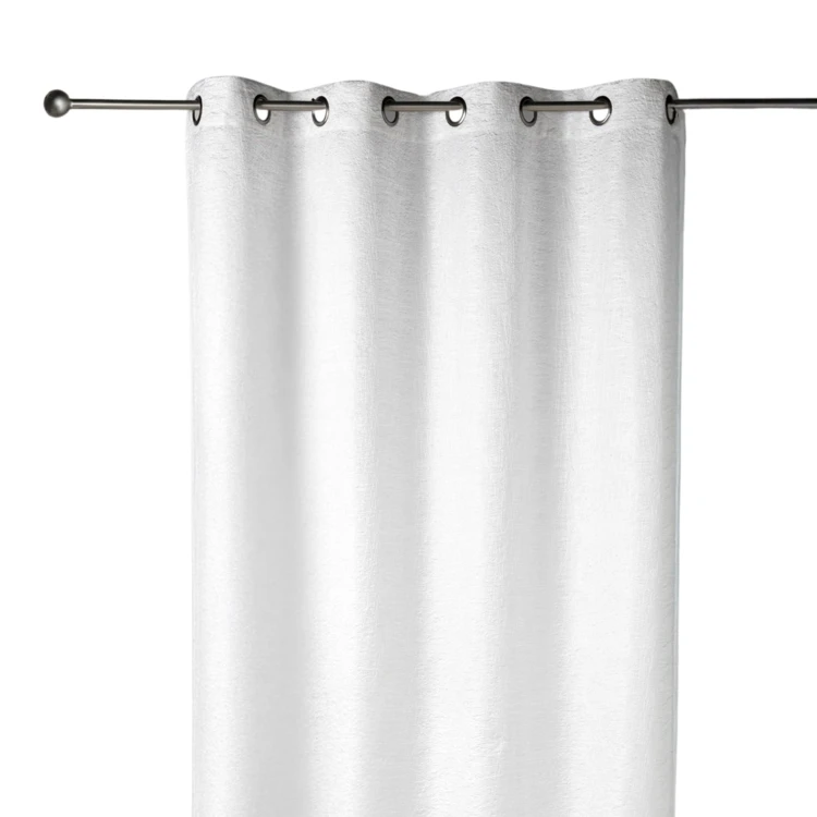 Rideau d'ameublement shantung tout brodé