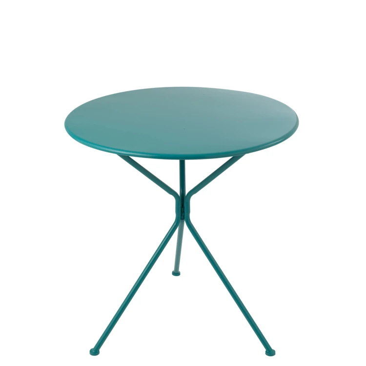 Table de jardin ronde en métal