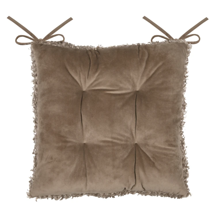 Galette de chaise effet bouclette
