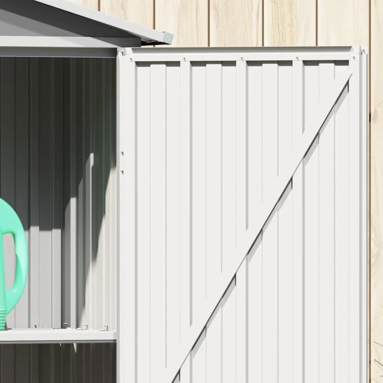 Abri de jardin compact en acier galvanisé
