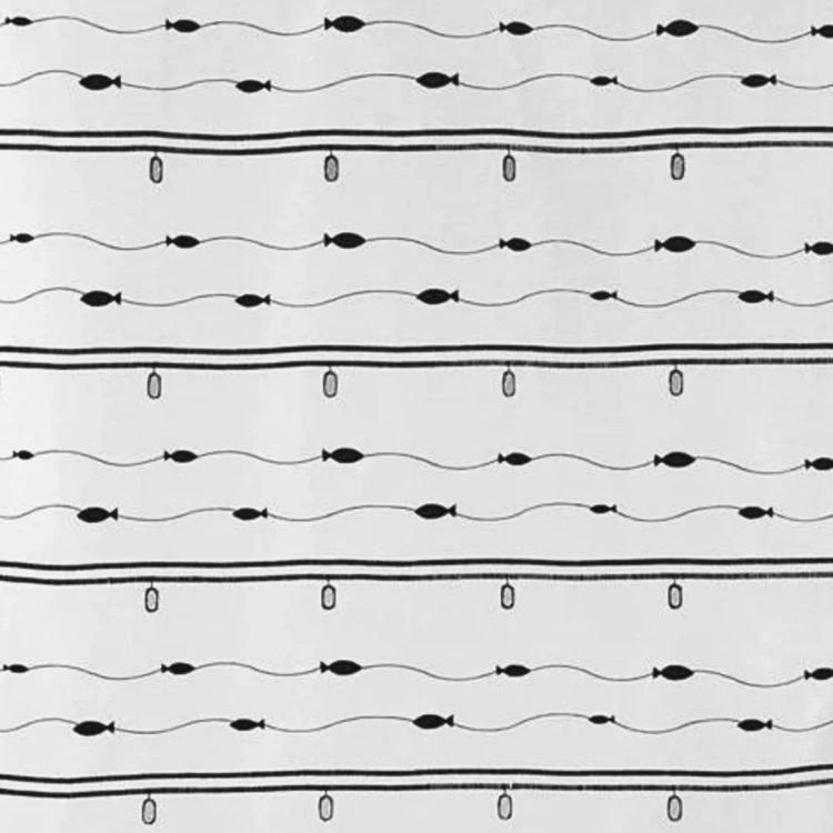 Modulable brodé petits poissons