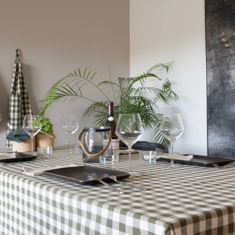 Nappe en coton vichy
