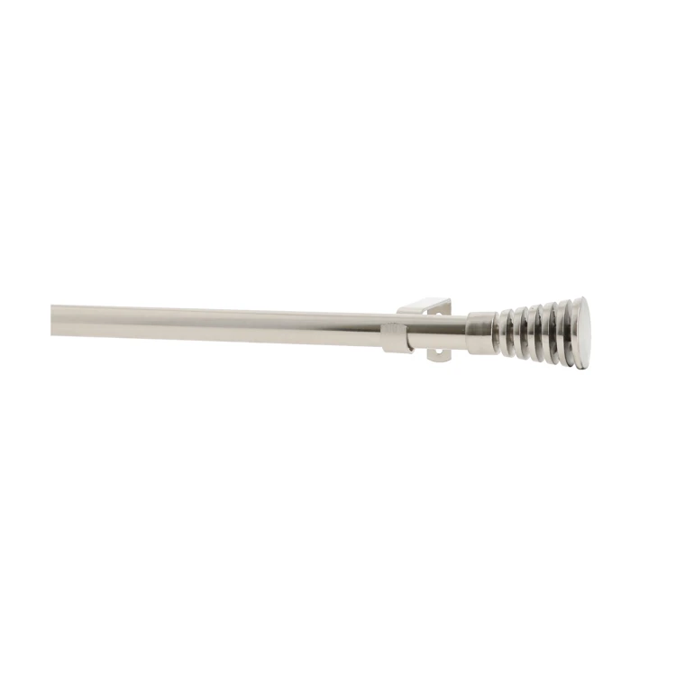 Kit de barra extensible de metal con extremos acanalados de 19/16 mm de diámetro