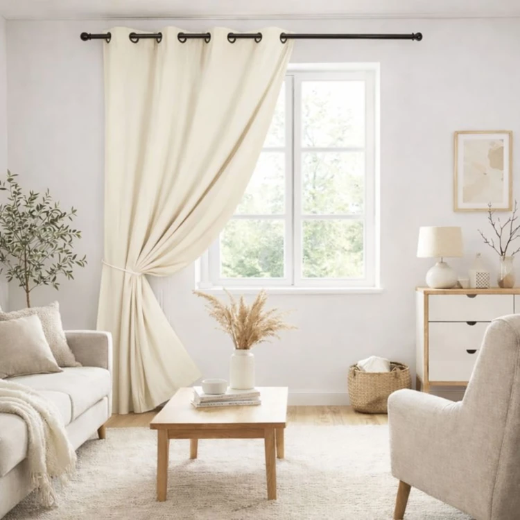 Cortina 100% ocultante visto en el programa de televisión D&CO!