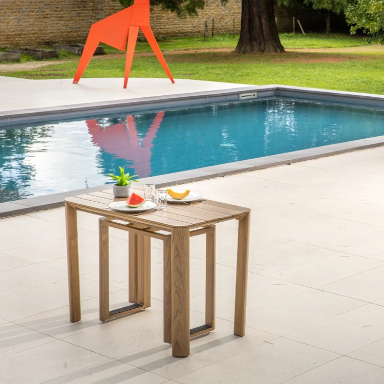 Table extensible aluminium 2/14 personnes