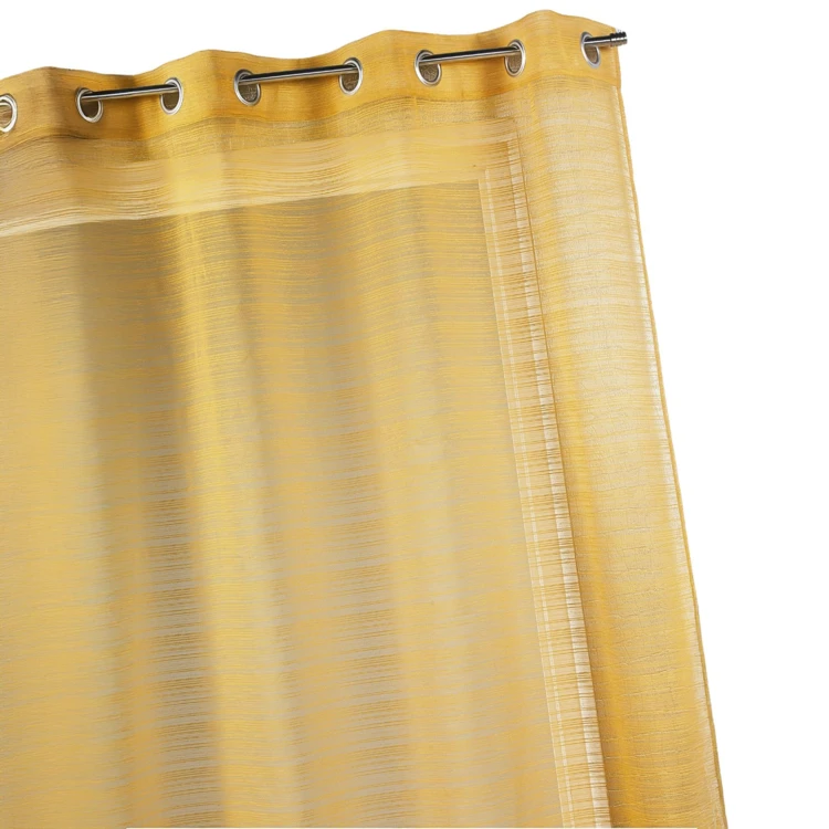 Voilage fantaisie à fines rayures