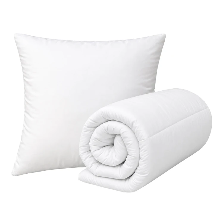 Lot couette chaude premium anti-acariens  + 1 oreiller respirant