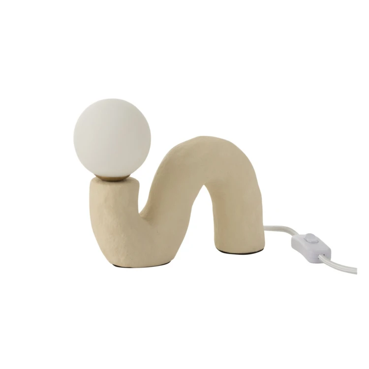 Lampe à poser design en pierre