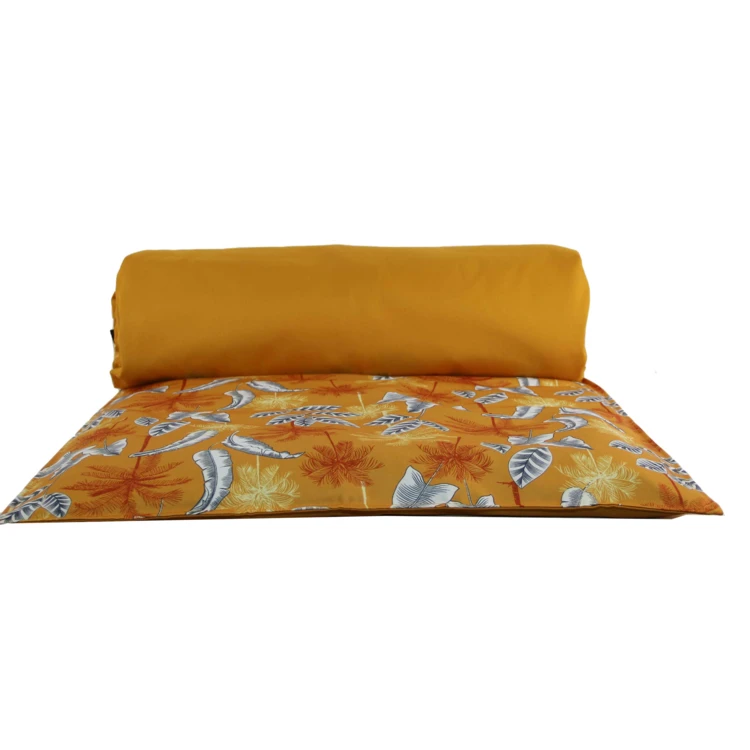 Matelas bain de soleil outdoor motif exotique