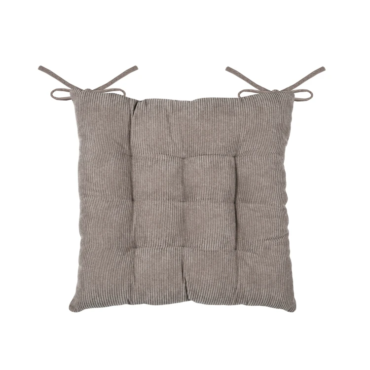 Cojín cuadrado para silla en pana