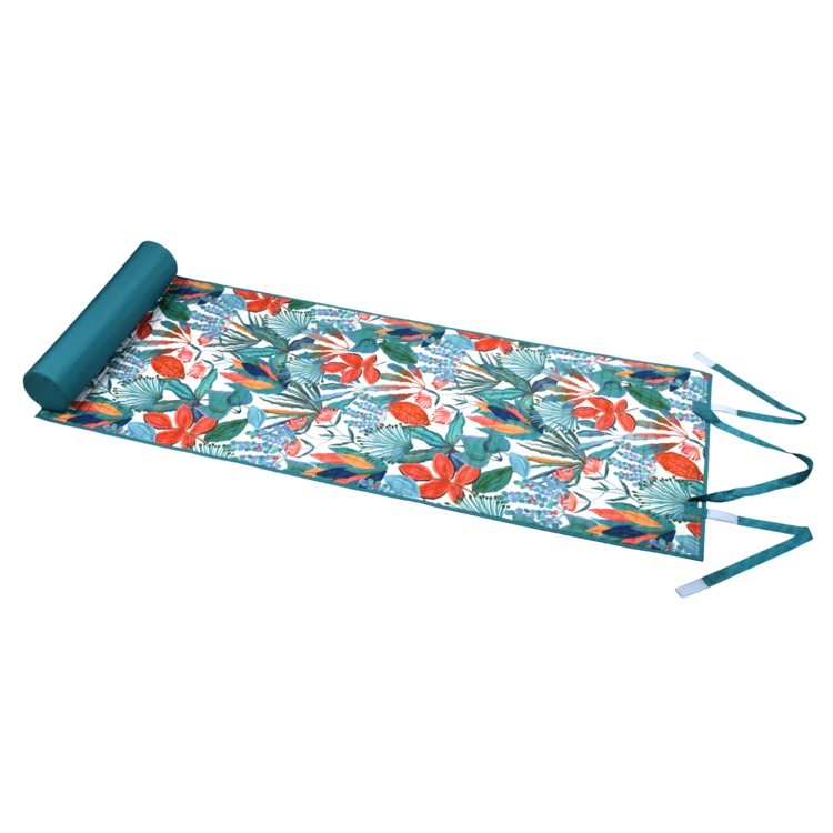 Matelas outdoor de plage à motif exotique