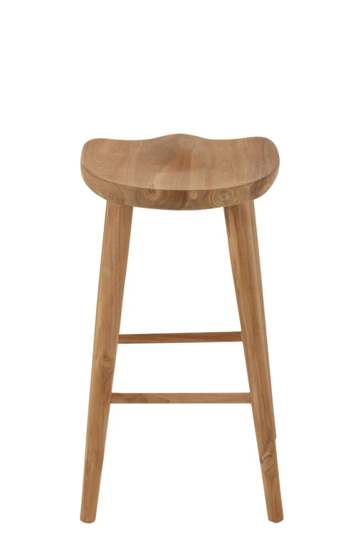 Tabouret de bar en teck design