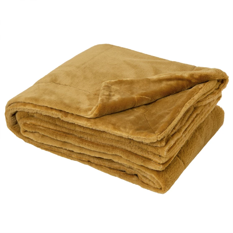 Plaid Double Face Imitation Fourrure et Polaire