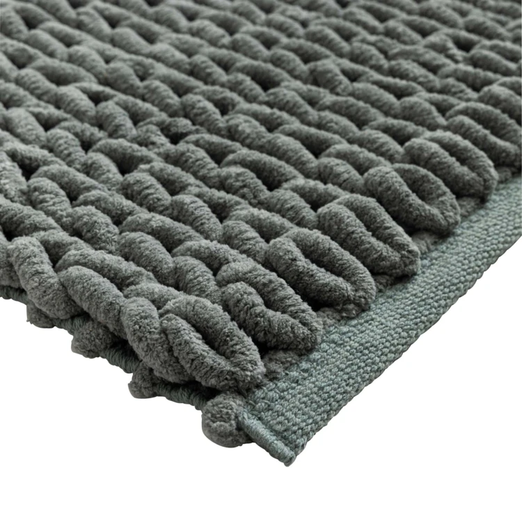 Tapis de bain en chenille douce antidérapant