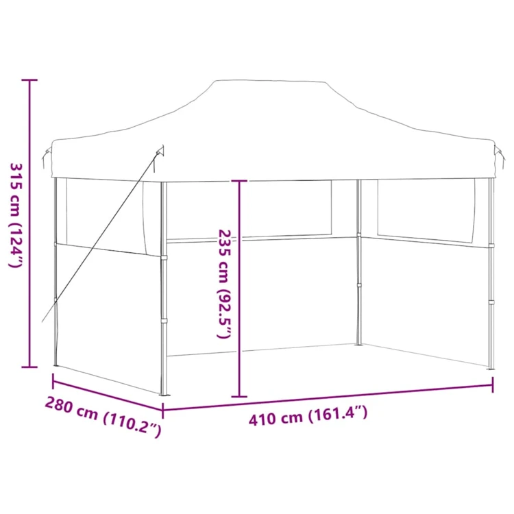 Abri de jardin en acier galvanisé avec double porte