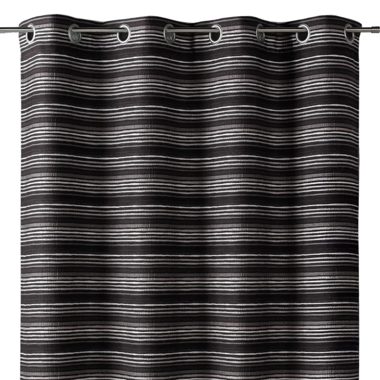 Wärmeschützender Jacquard-Vorhang mit feinen Streifen