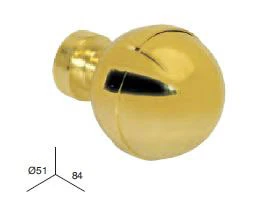 Paire d'Embouts 'sphère' pour barre Ø 28 mm