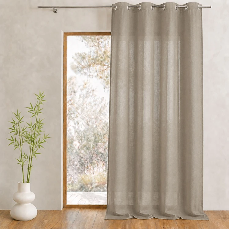 Voilage en organza fantaisie uni